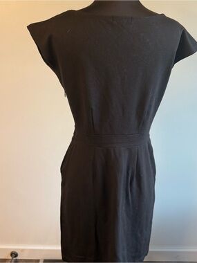Quince Black Midi Dress